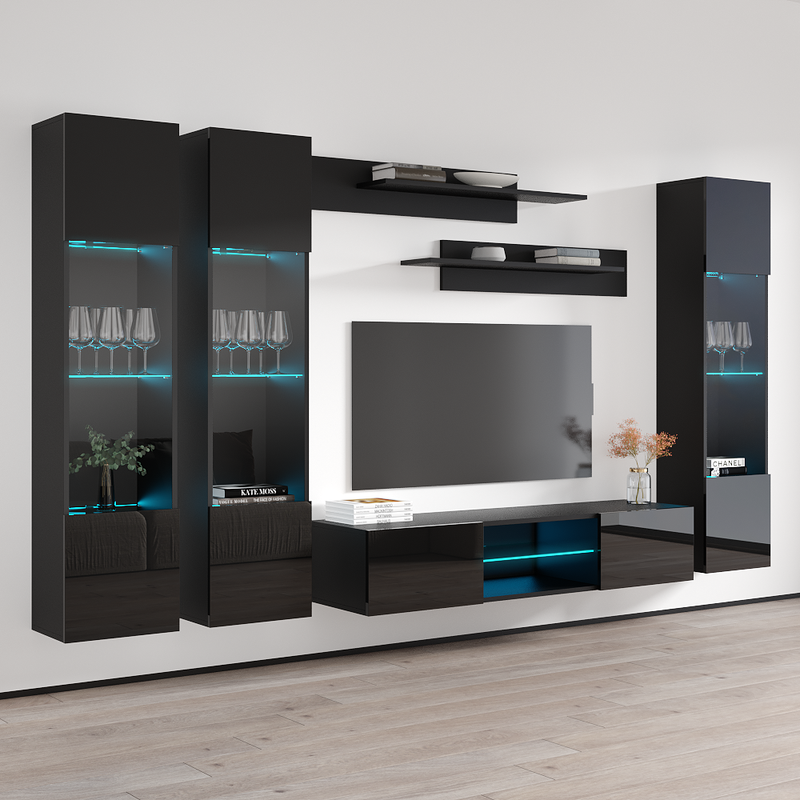 Fly C 33TV Floating Entertainment Center - Meble Furniture