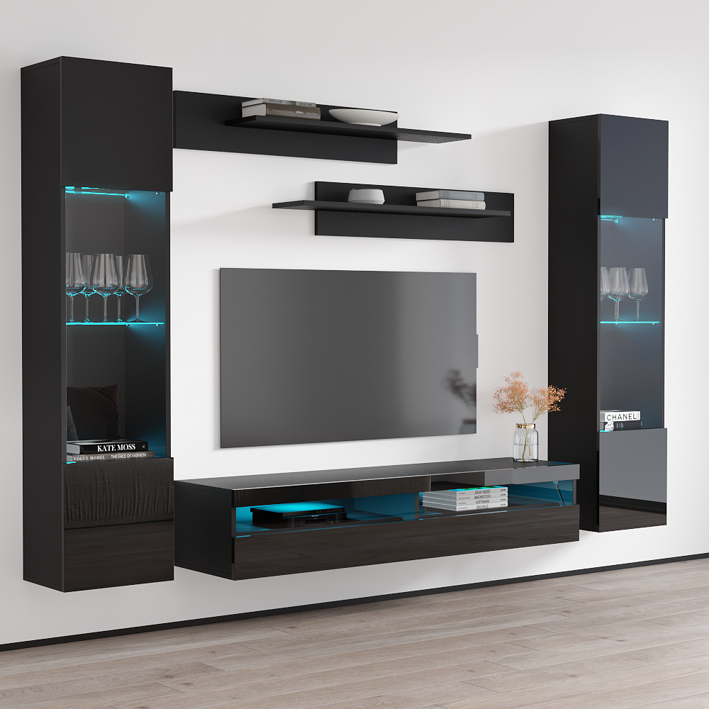 Fly A 35TV Floating Entertainment Center - Meble Furniture