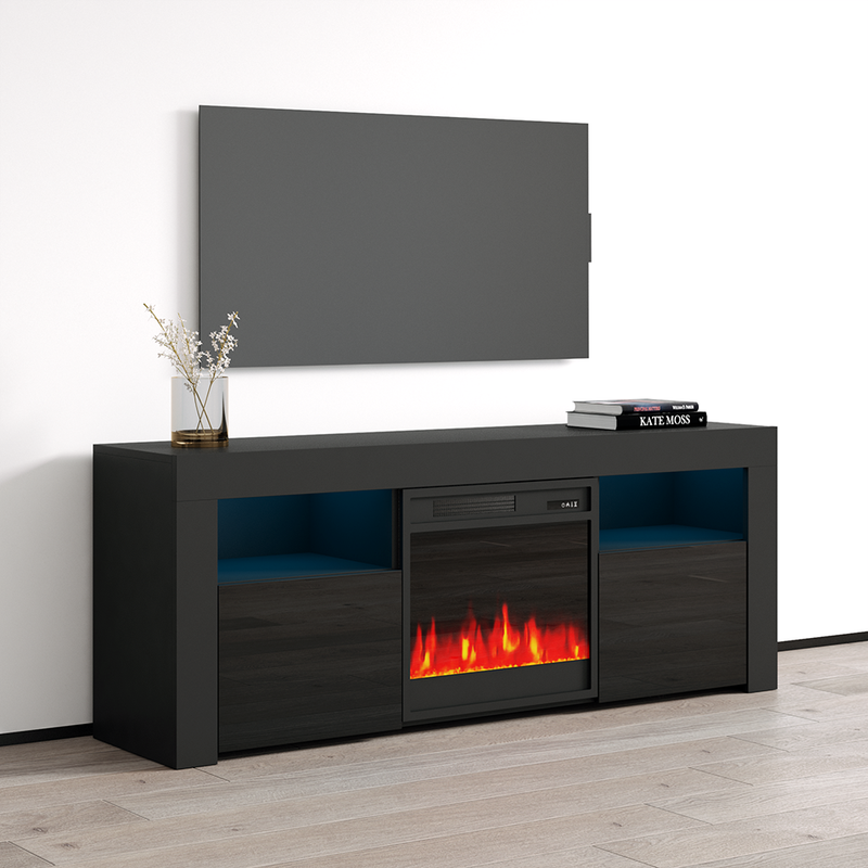Milano 145EF Fireplace TV Stand - Meble Furniture