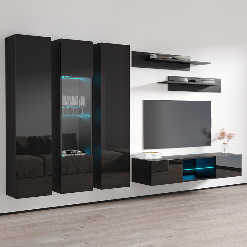 Fly C 33TV Floating Entertainment Center - Meble Furniture