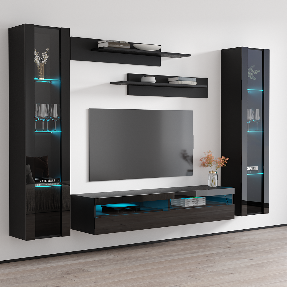 Fly A 35TV Floating Entertainment Center - Meble Furniture