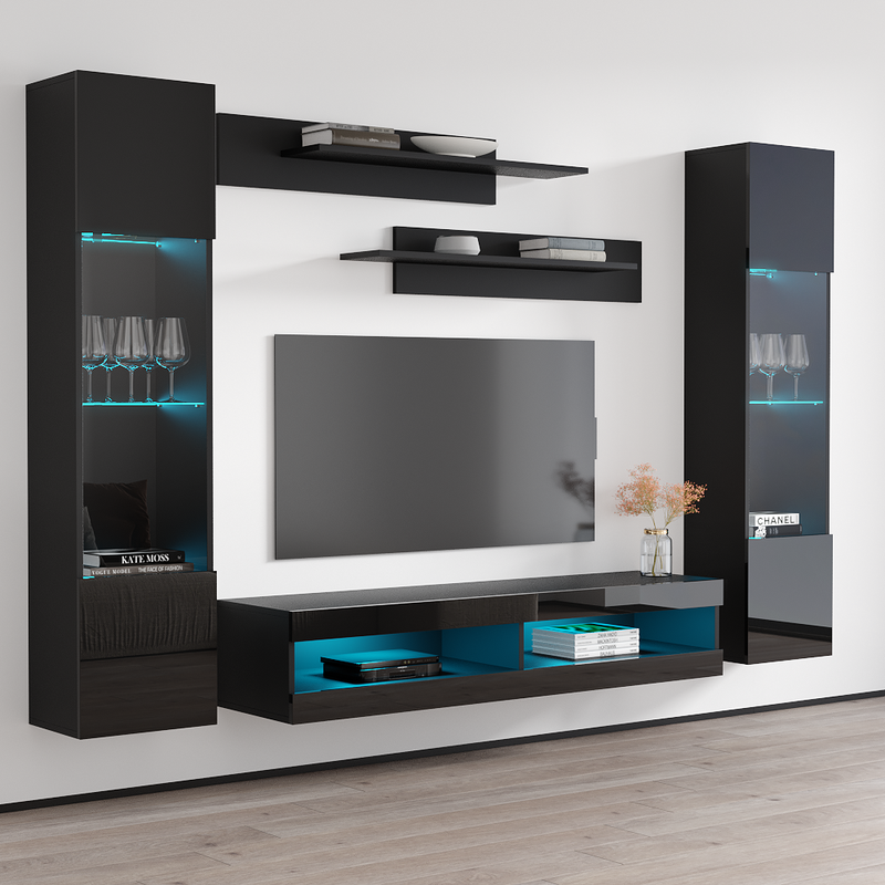 Fly A 34TV Floating Entertainment Center - Meble Furniture