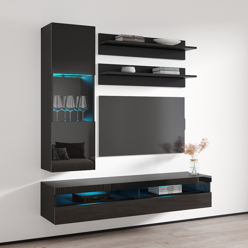 Fly H 35TV Floating Entertainment Center - Meble Furniture