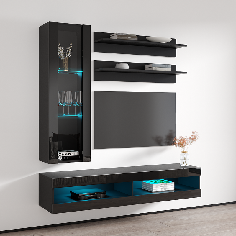 Fly H 34TV Floating Entertainment Center - Meble Furniture