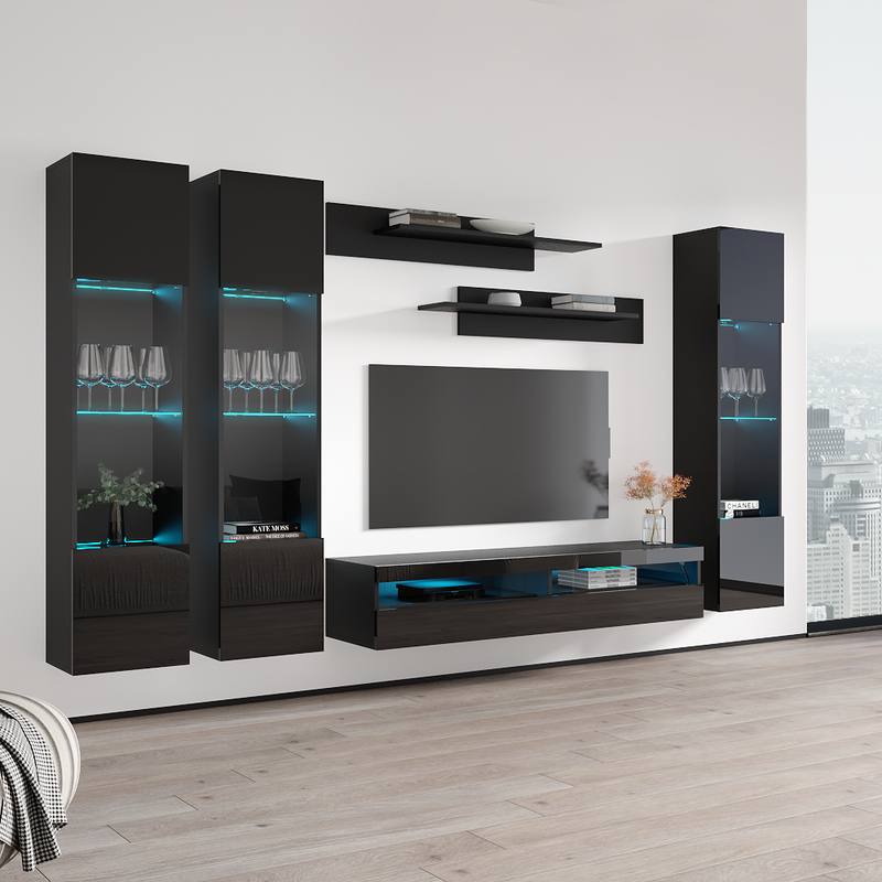 Fly C 35TV Floating Entertainment Center - Meble Furniture