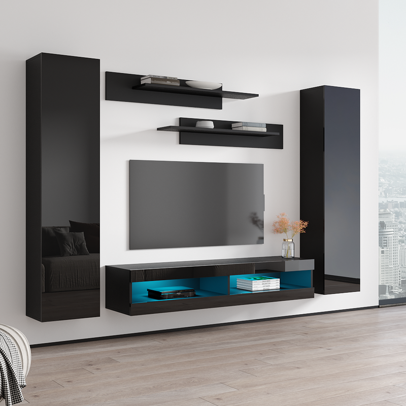 Fly A 34TV Floating Entertainment Center - Meble Furniture