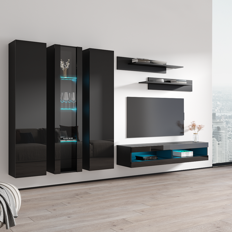 Fly C 34TV Floating Entertainment Center - Meble Furniture