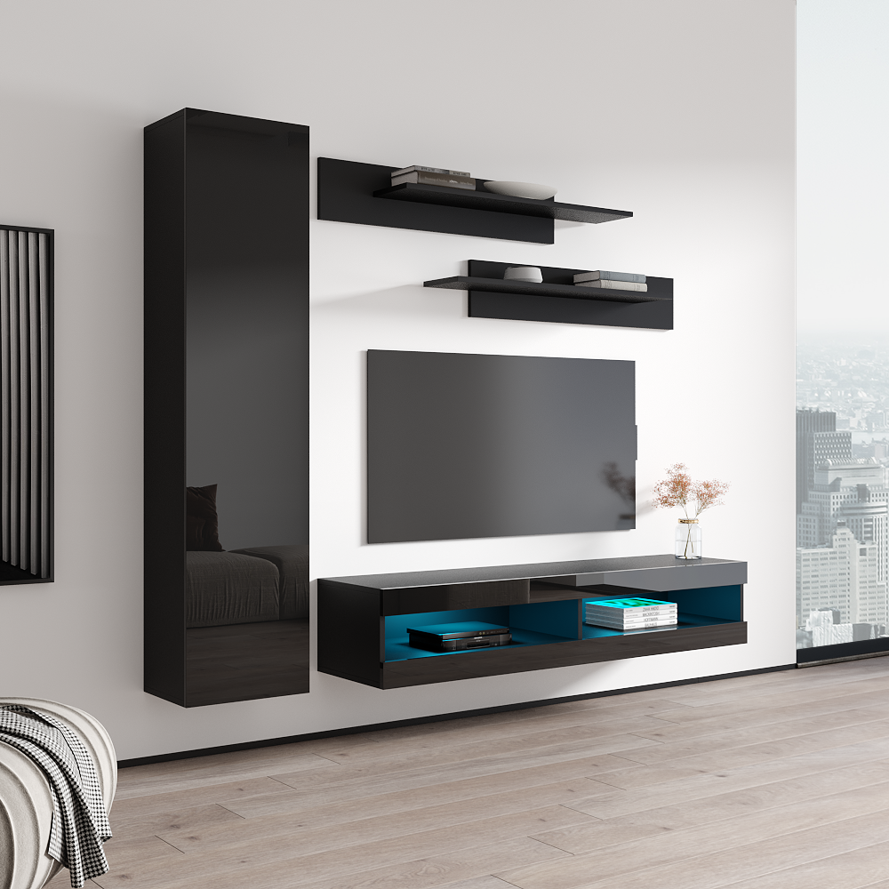 Fly G 34TV Floating Entertainment Center - Meble Furniture