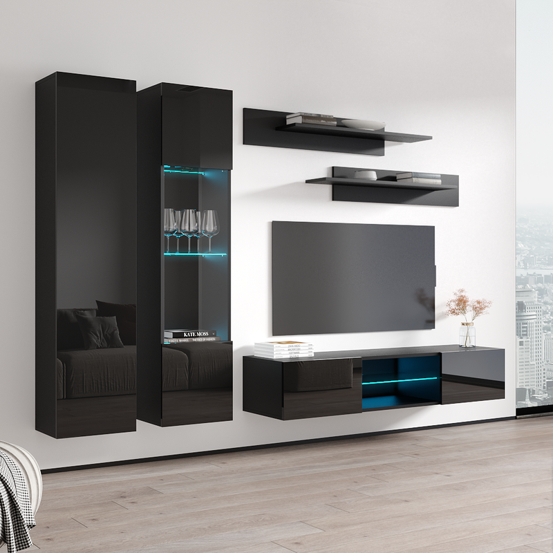Fly A 33TV Floating Entertainment Center - Meble Furniture