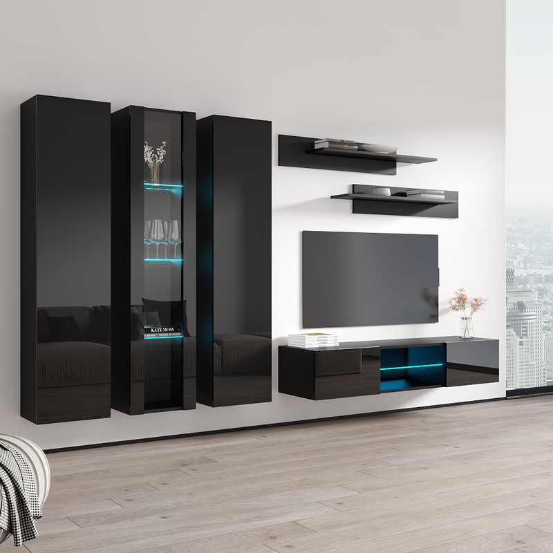 Fly C 33TV Floating Entertainment Center - Meble Furniture