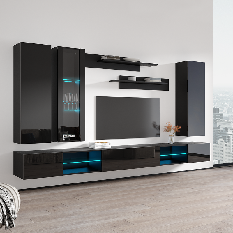 Fly E 33TV Floating Entertainment Center - Meble Furniture