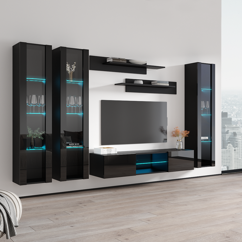 Fly C 33TV Floating Entertainment Center - Meble Furniture