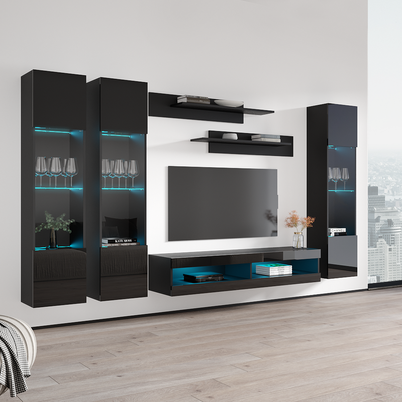 Fly C 34TV Floating Entertainment Center - Meble Furniture