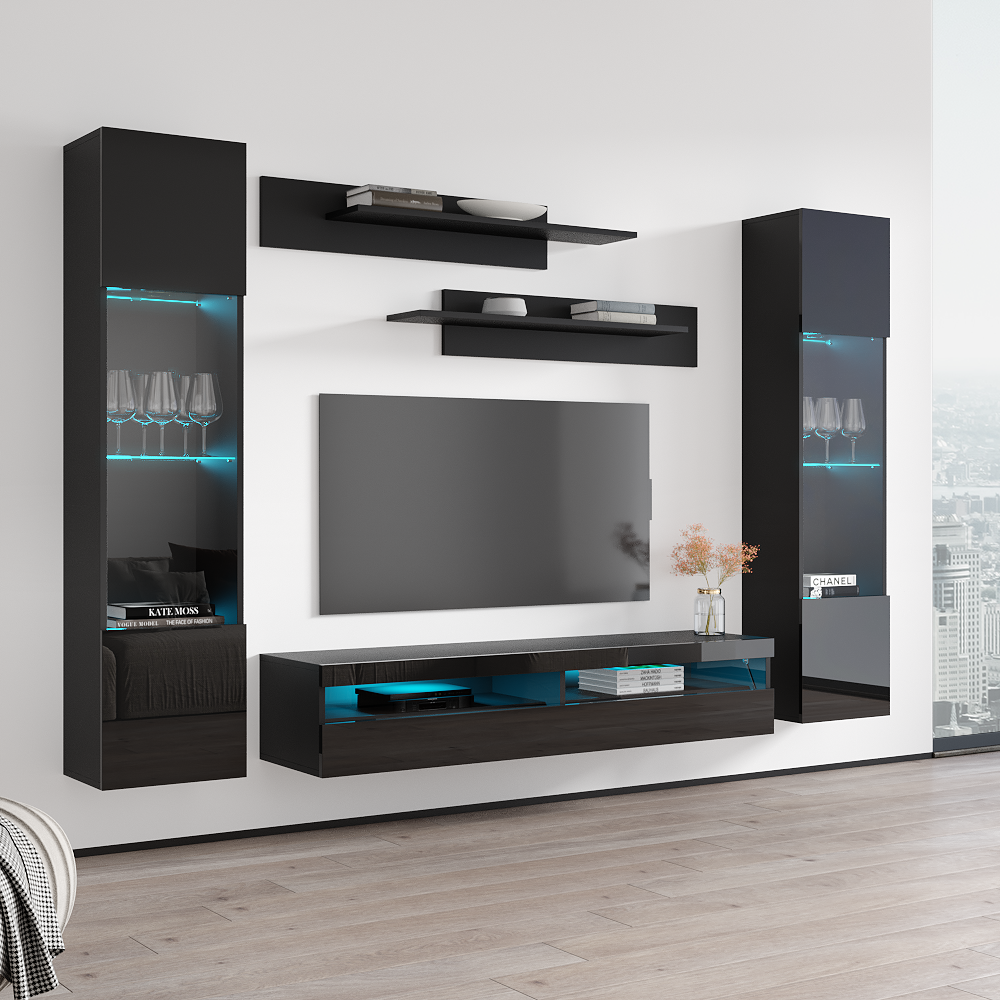 Fly A 35TV Floating Entertainment Center - Meble Furniture