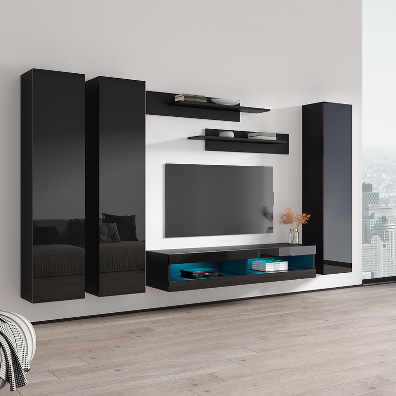 Fly C 34TV Floating Entertainment Center - Meble Furniture