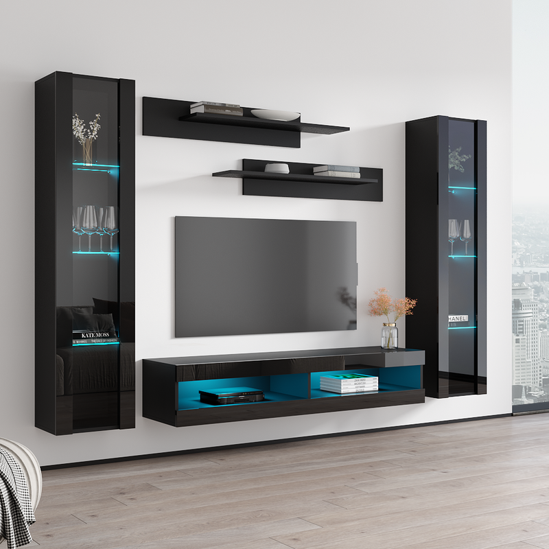 Fly A 34TV Floating Entertainment Center - Meble Furniture