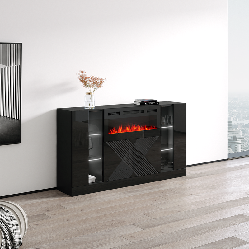 Diuna BL-EF Fireplace Sideboard - Meble Furniture