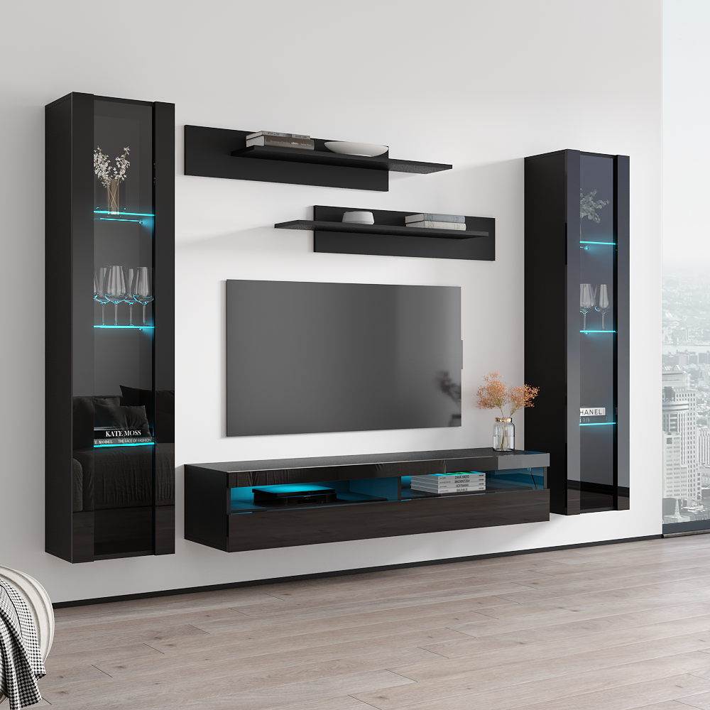 Fly A 35TV Floating Entertainment Center - Meble Furniture
