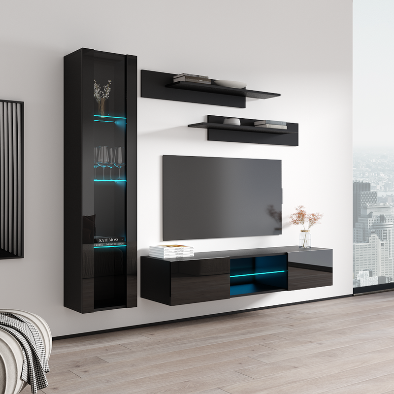 Fly G 33TV Floating Entertainment Center - Meble Furniture