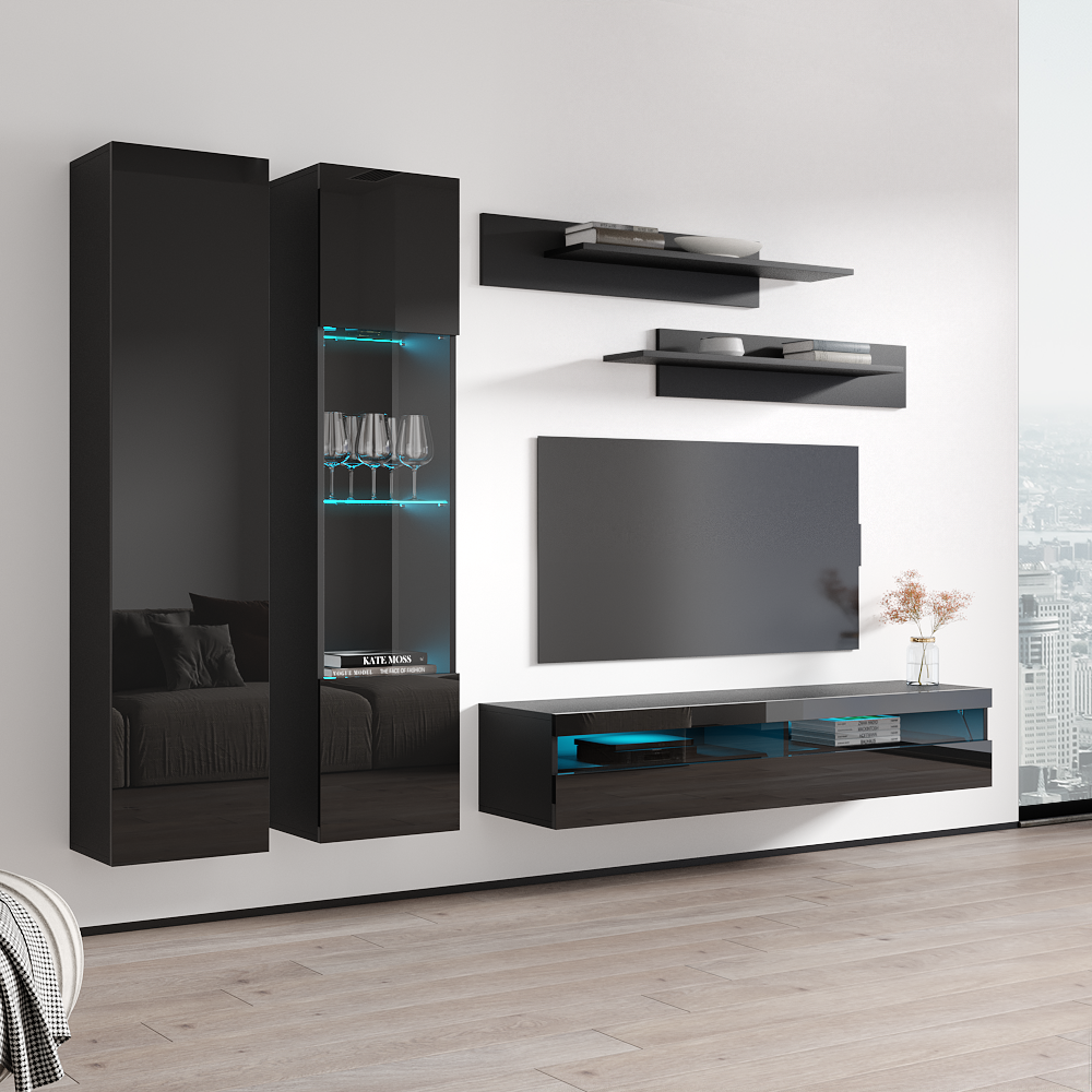 Fly A 35TV Floating Entertainment Center - Meble Furniture