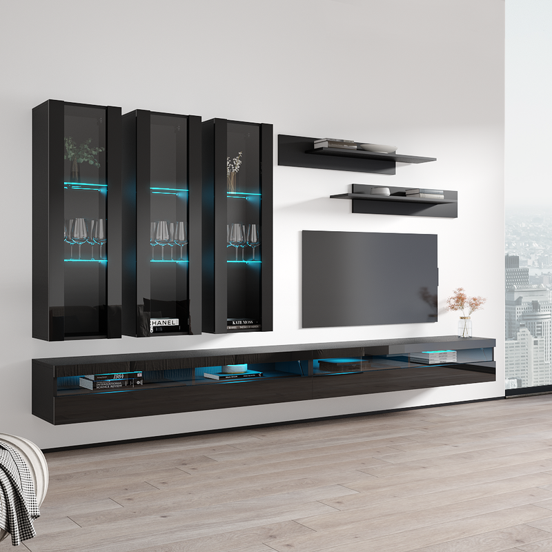 Fly E 35TV Floating Entertainment Center - Meble Furniture