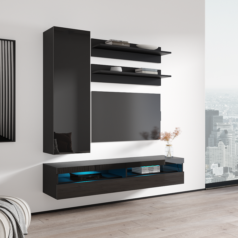Fly H 35TV Floating Entertainment Center - Meble Furniture
