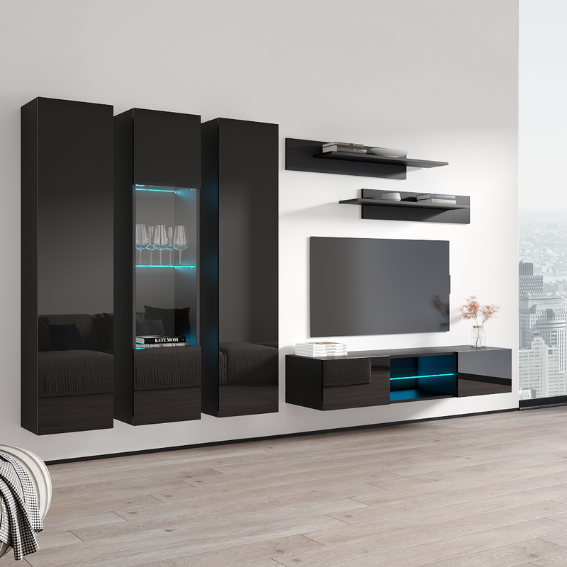 Fly C 33TV Floating Entertainment Center - Meble Furniture