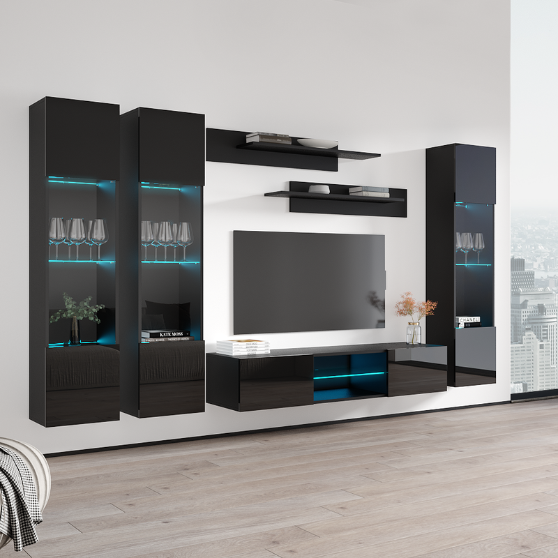 Fly C 33TV Floating Entertainment Center - Meble Furniture