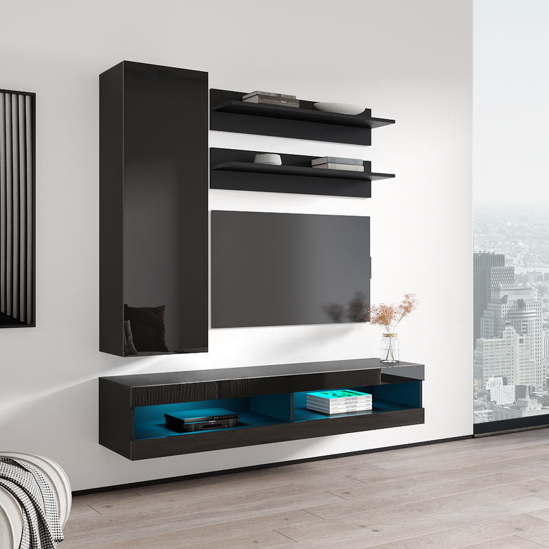 Fly H 34TV Floating Entertainment Center - Meble Furniture