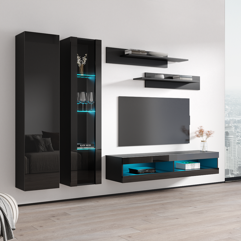 Fly A 34TV Floating Entertainment Center - Meble Furniture