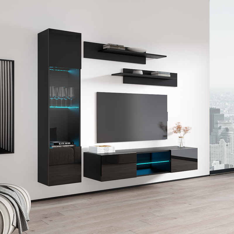 Fly G 33TV Floating Entertainment Center - Meble Furniture