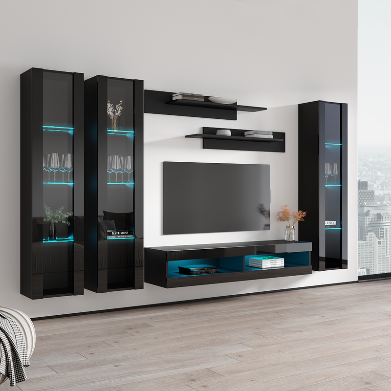 Fly C 34TV Floating Entertainment Center - Meble Furniture