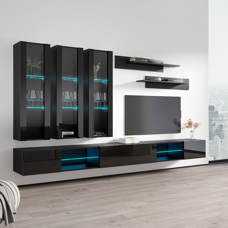 Fly E 33TV Floating Entertainment Center - Meble Furniture