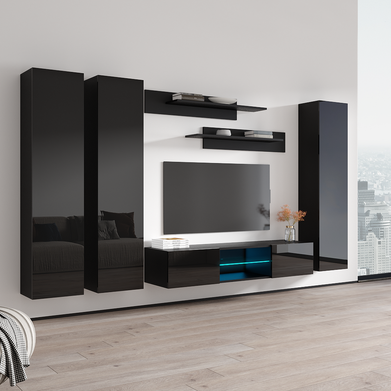 Fly C 33TV Floating Entertainment Center - Meble Furniture