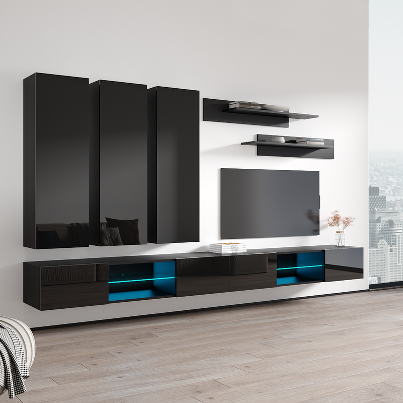 Fly E 33TV Floating Entertainment Center - Meble Furniture