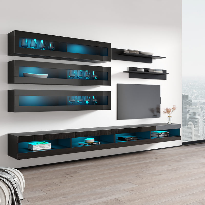 Fly J 34TV Floating Entertainment Center - Meble Furniture