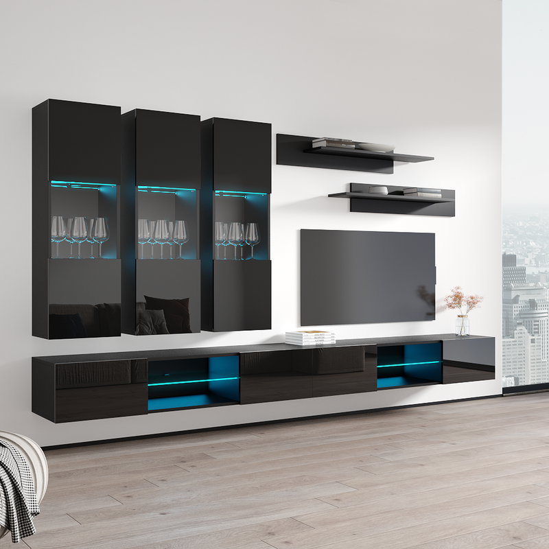 Fly E 33TV Floating Entertainment Center - Meble Furniture
