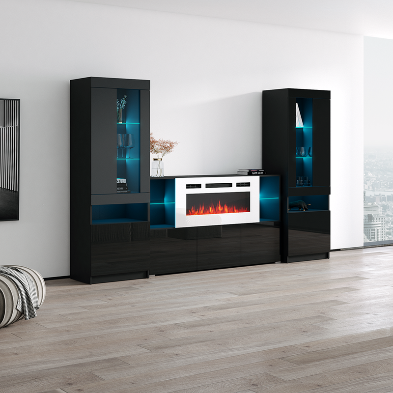 Komi WH03 Fireplace Entertainment Center - Meble Furniture