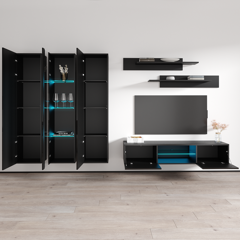 Fly C 33TV Floating Entertainment Center - Meble Furniture