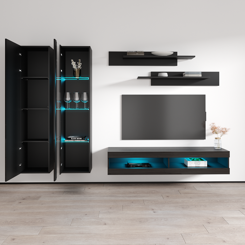 Fly A 34TV Floating Entertainment Center - Meble Furniture