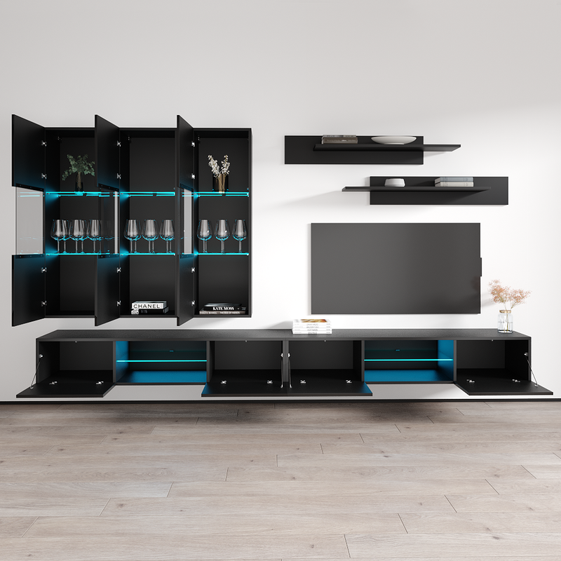 Fly E 33TV Floating Entertainment Center - Meble Furniture