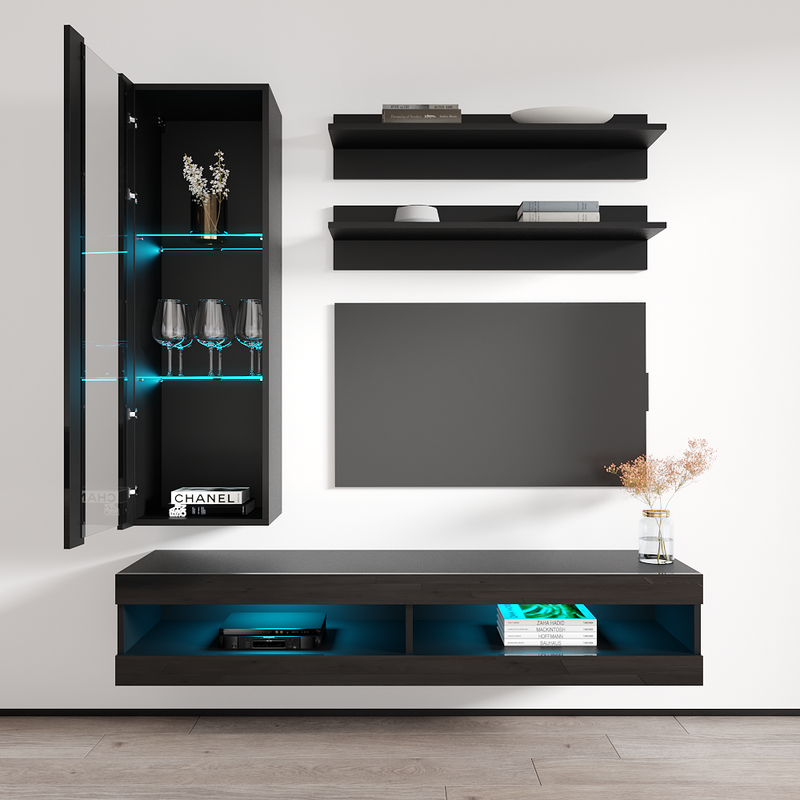 Fly H 34TV Floating Entertainment Center - Meble Furniture