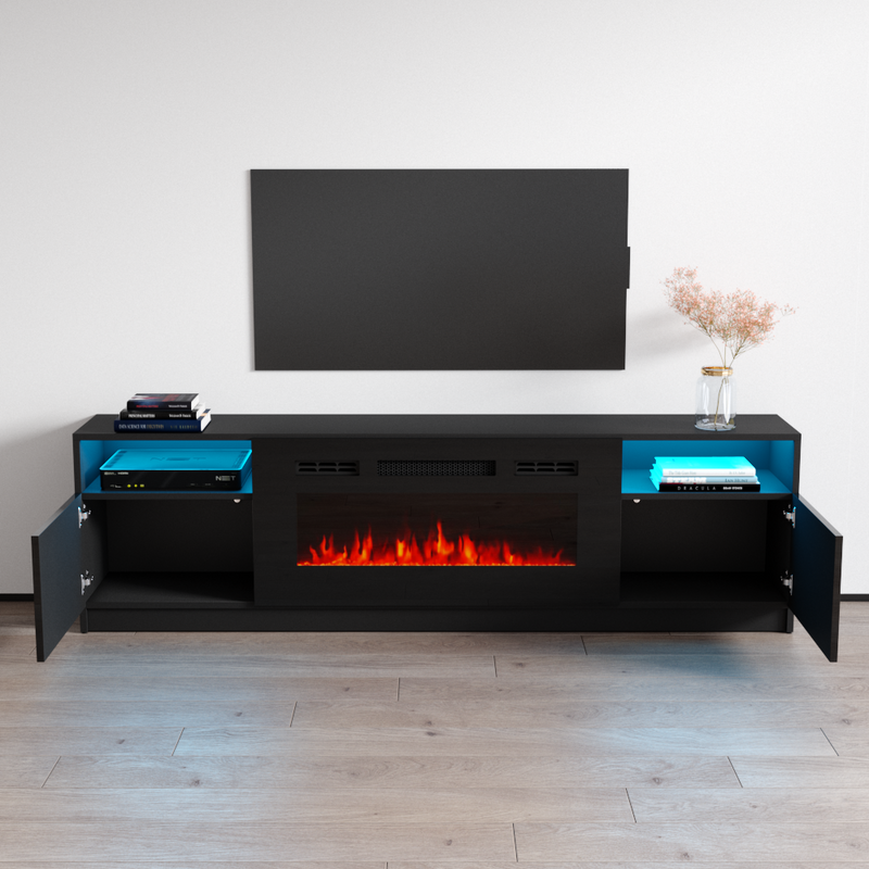 Black friday fireplace clearance tv stand
