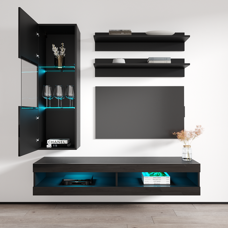 Fly H 34TV Floating Entertainment Center - Meble Furniture