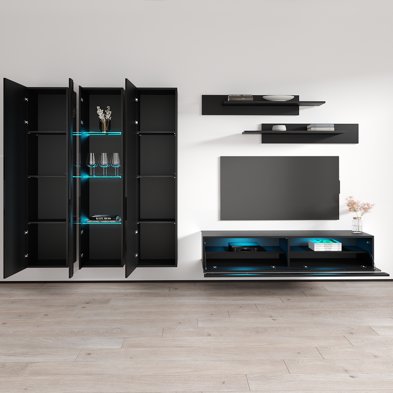 Fly C 35TV Floating Entertainment Center - Meble Furniture