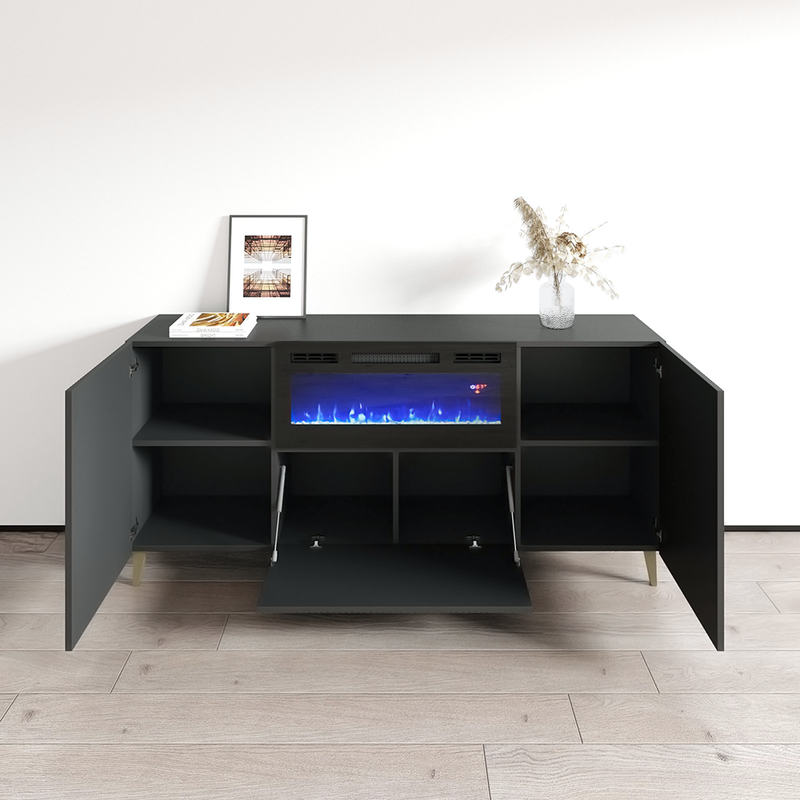 Pafos BL-EF Fireplace Sideboard - Meble Furniture