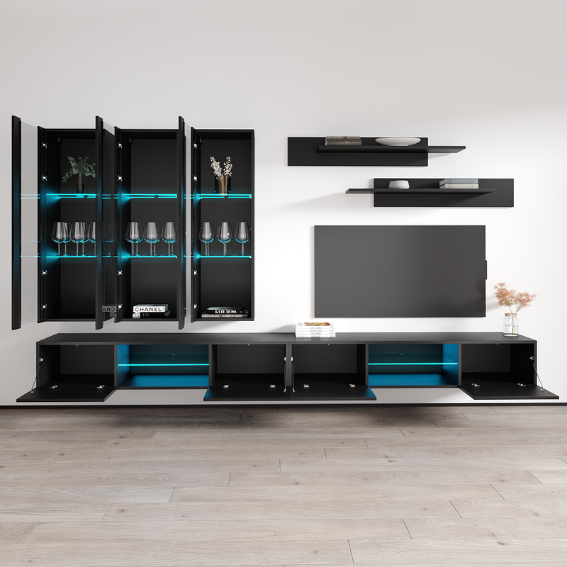 Fly E 33TV Floating Entertainment Center - Meble Furniture