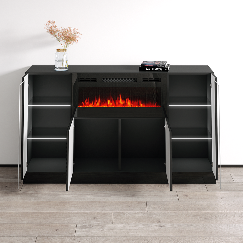 Diuna BL-EF Fireplace Sideboard - Meble Furniture