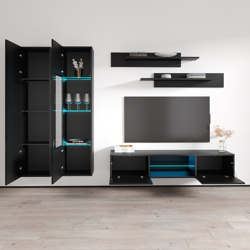 Fly A 33TV Floating Entertainment Center - Meble Furniture