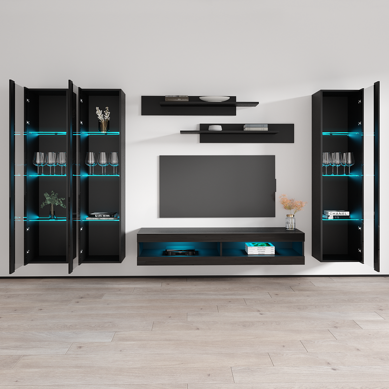 Fly C 34TV Floating Entertainment Center - Meble Furniture